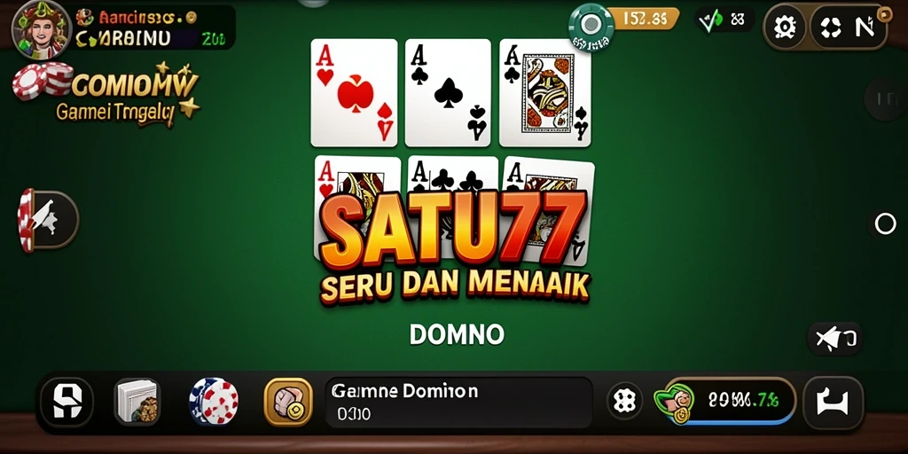 Tampilan antarmuka <strong>SATU77</strong> yang menarik dan fungsi yang mudah dipahami.