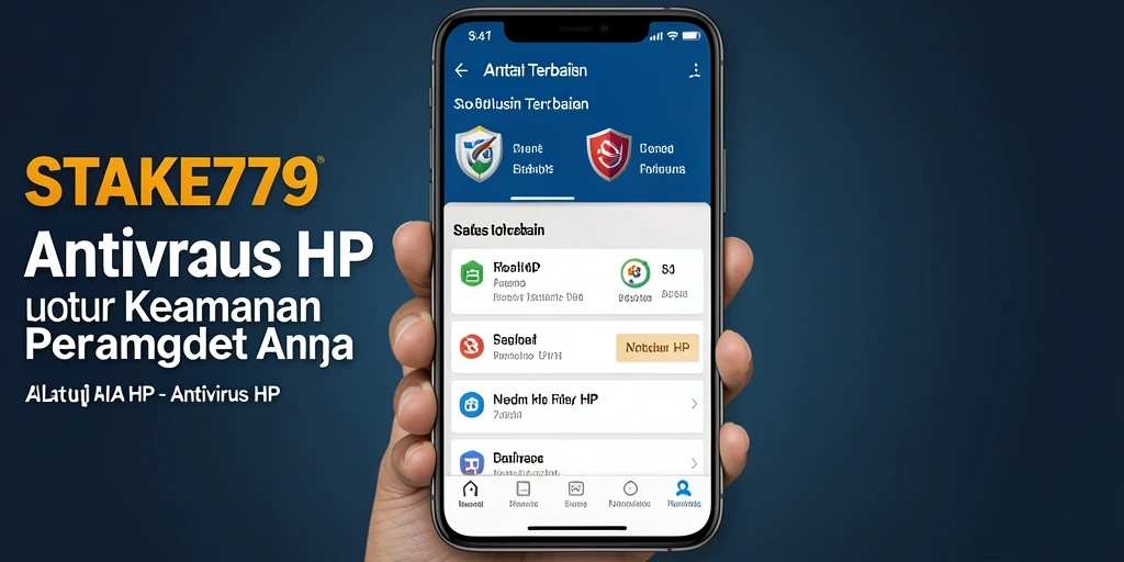 Antarmuka aplikasi STAKE779 yang mudah digunakan untuk pemindaian antivirus.