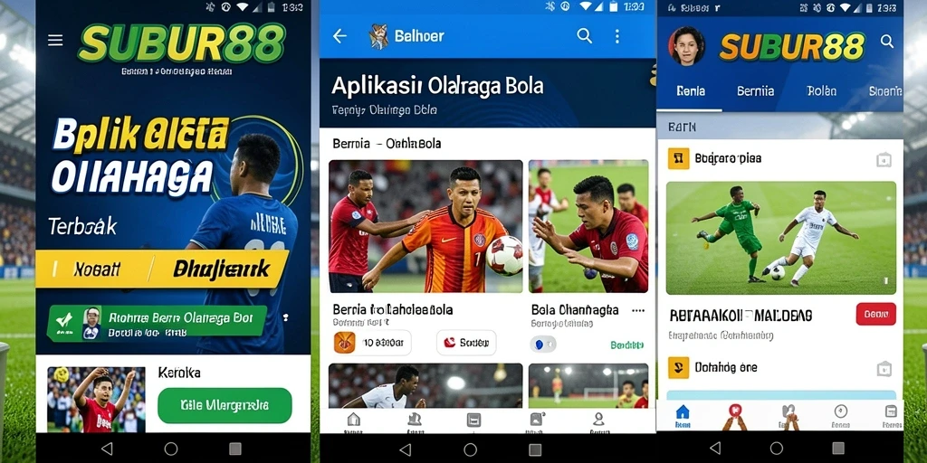 Tampilan antarmuka SUBUR88 yang sederhana dan informatif.