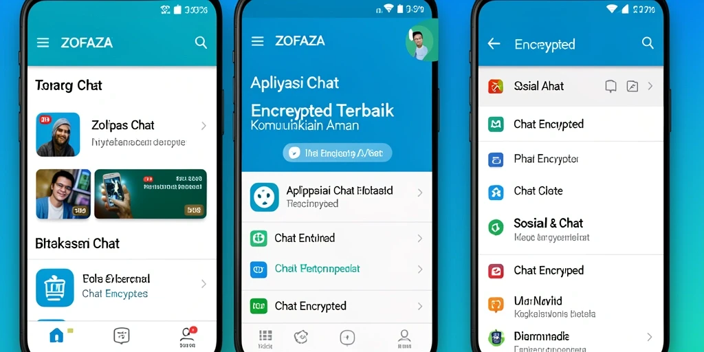 Antarmuka ZOFAZA yang menawan untuk komunikasi aman