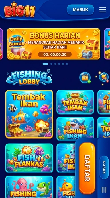 big11 tampilan beranda