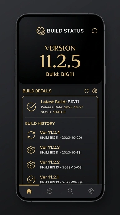 Riwayat Versi big11 untuk Pengguna Android